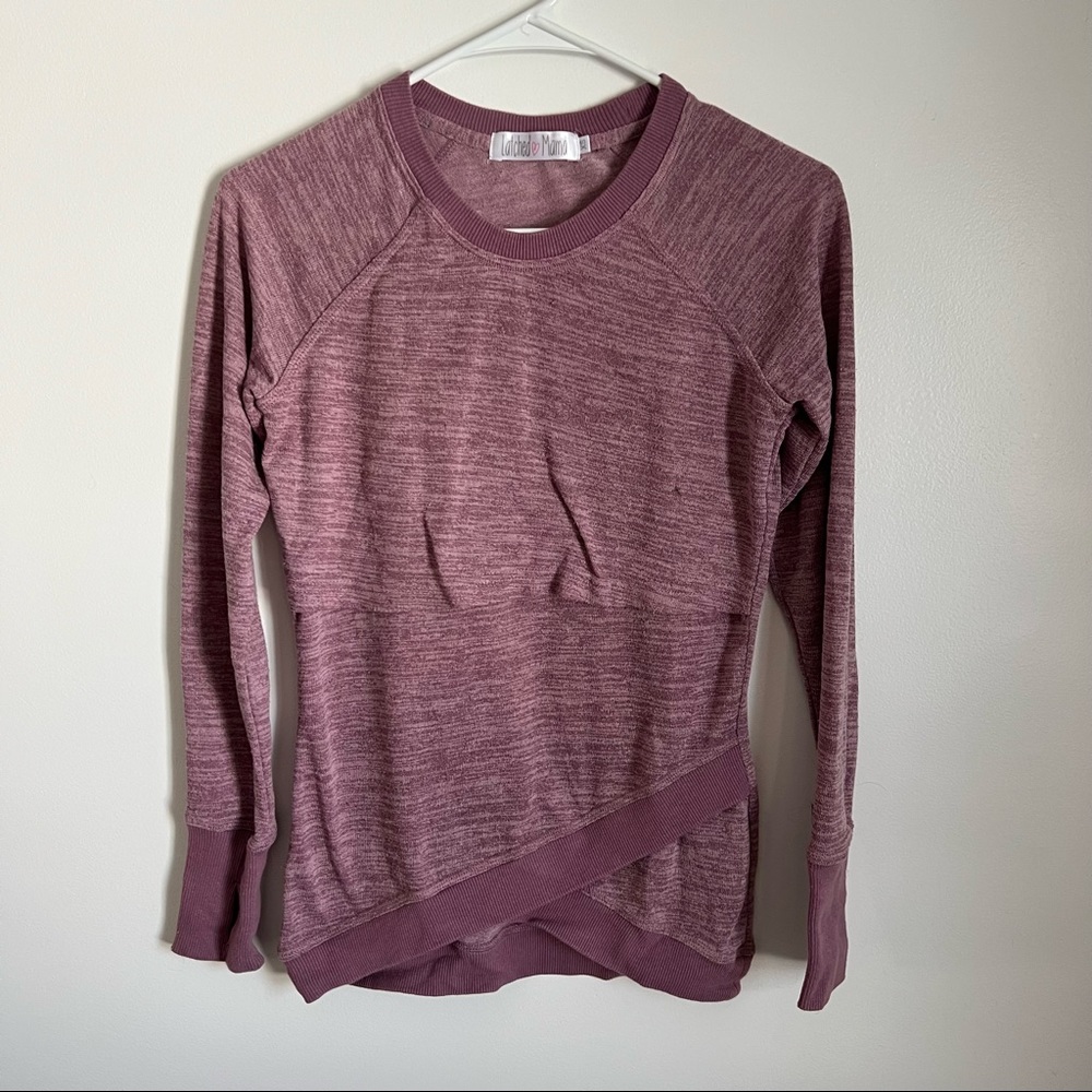 Latch Mama | Casual Purple Nursing Shirt | VGUC | XS